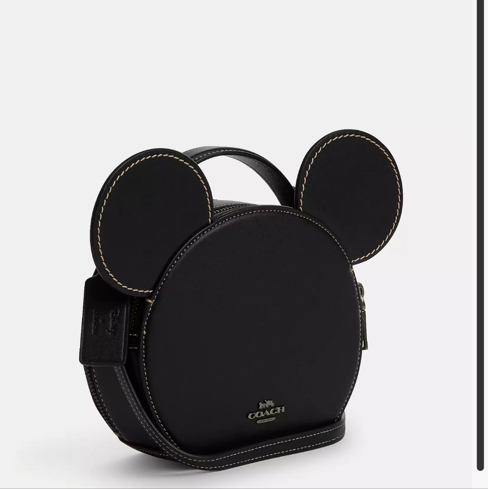 NWT Disney X Coach Mickey Mouse Ear Bag - Picture 2 of 5